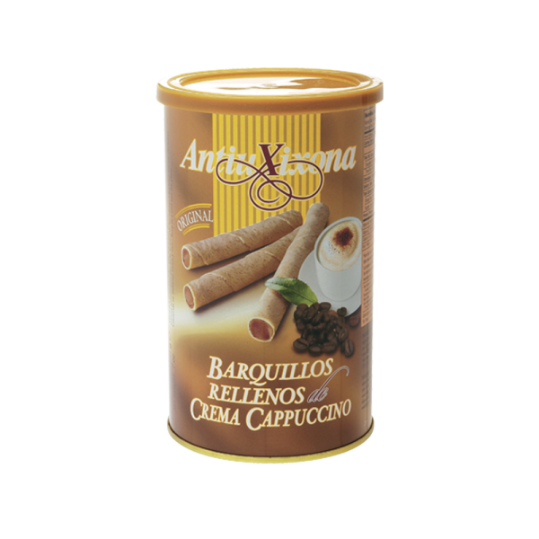 Barquillos Rellenos de Crema Cappuccino Antiu Xixona