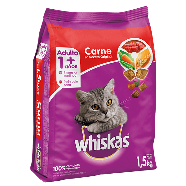 Alimento Húmedo para Gatos Adultos Whiskas Sabor Cordero 85g 