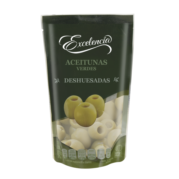 Aceitunas Verdes Deshuesadas Excelencia (Doypack)