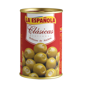 Aceitunas verdes rellenas con anchoas La Española