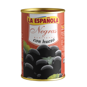 Aceitunas negras con hueso La Española