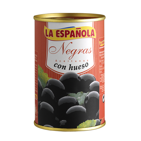 Aceitunas negras con hueso La Española