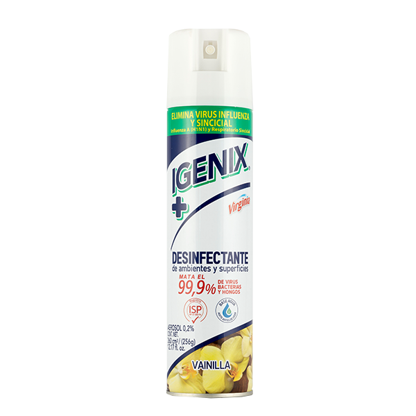 Ingenix Desinfectante Aerosol Vainilla