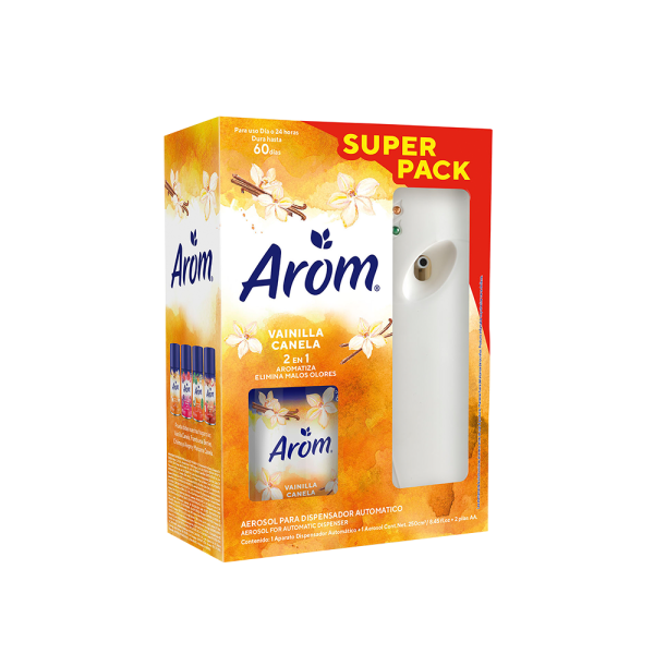 Dispensador Automático + Refill Vainilla Arom