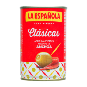 Aceitunas verdes rellenas con anchoas La Española