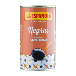 Aceitunas negras con hueso La Española