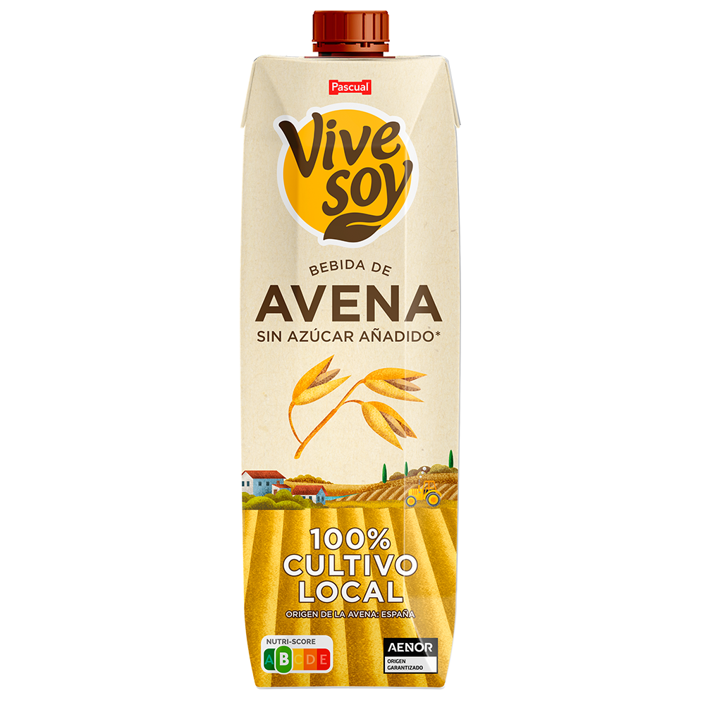 Bebida de Avena Sin Azúcar Vive Soy Vive Soy en Dibeal