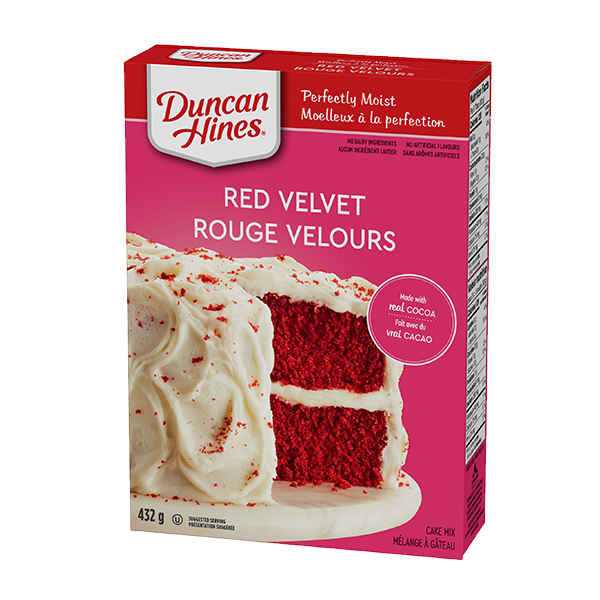 Girar en descubierto melón grueso Mezcla para Torta Red Velvet Duncan Hines | Dibeal importadora de productos  premium |Del mundo para el Ecuador