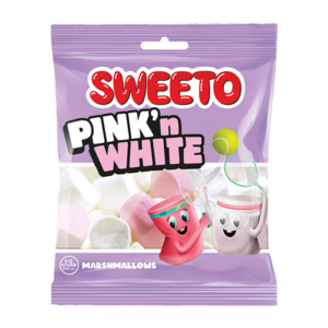 Sweeto Marshmallow Blanco y Rosado